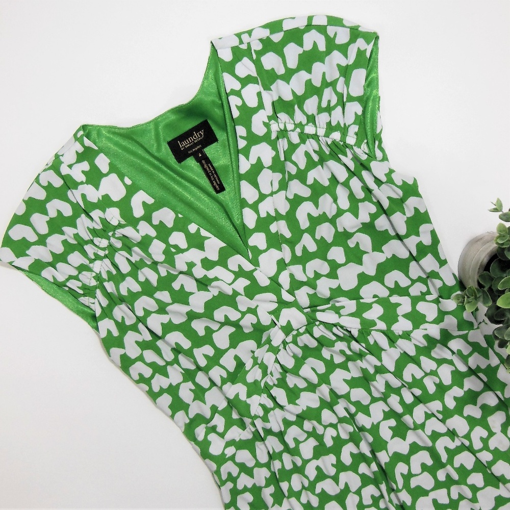 Laundry by Shelli Segal Cap Sleeve Dress Sz 4